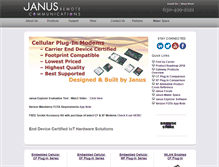 Tablet Screenshot of janus-rc.com